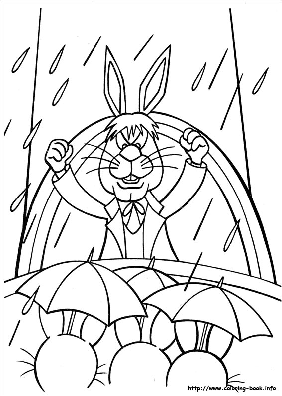 Peter Cottontail coloring picture